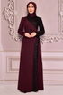 Pailletten Abendkleid Bordeaux ASM2524 - Thumbnail