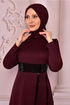 Pailletten Kleid Bordeaux ASM2545 - Thumbnail