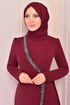 Pailletten Kleid Bordeaux ASM2567 - Thumbnail