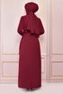 Pailletten Kleid Bordeaux ASM2567 - Thumbnail