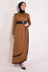 Pailletten Kleid Camel ASM2545 - Thumbnail