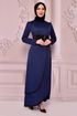 Pailletten Kleid Indigo ASM2545 - Thumbnail