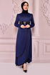 Pailletten Kleid Indigo ASM2545 - Thumbnail