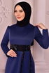 Pailletten Kleid Indigo ASM2545 - Thumbnail