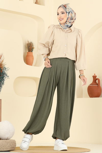 E.R.K. - Pants 0001ERK1158-MS Khaki - 398267