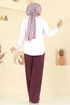 Pants 20101ABK1075-MS Burgundy - Thumbnail