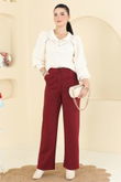 P.R.M. - Pants 4131PM271-MS Burgundy