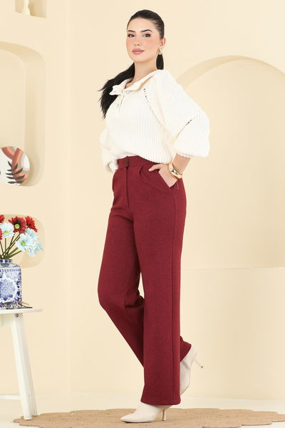 P.R.M. - Pants 4131PM271-MS Burgundy - 406403