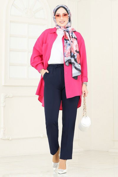 Y.G.S. - بنطلون كحلي 6626YG95-MS