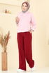 Pants 8119AB368-MS Burgundy - Thumbnail