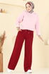 Pants 8119AB368-MS Burgundy - Thumbnail