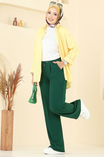 A.B. - بنطلون زيتي 8119AB368-MS