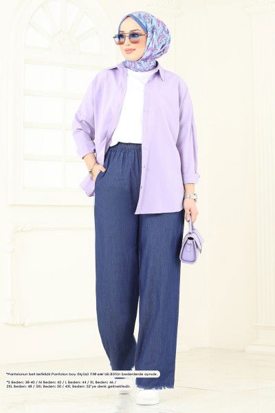 L.D. - Pants 9008LD1070-MS Dark Denim