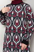 Patterned Bürümcük Team 185BO1060-M Burgundy - Thumbnail