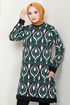 Patterned Bürümcük Team 185BO1060-M Green - Thumbnail