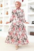 Patterned Dress MSL6092 Rose Kurusu - Thumbnail