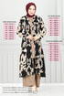 Patterned Triple Viscose Team 0332BGS895 Dark Vision & Black - Thumbnail