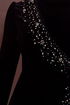 Pearl Detail Dress Black ASM2407 - Thumbnail