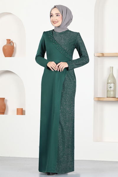 ASM - Pearl Detail Dress Emerald ASM2530