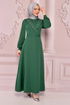 Pearly Evening dress Emerald END5512 - Thumbnail