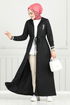 Pierre Détail Hijab Ferace 1977FON1064-M Noir - Thumbnail