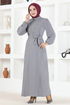 Pierreux Robe CE118 Gris - Thumbnail