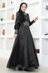 Pierreux Robe de soirée LPN6016 Noir - Thumbnail