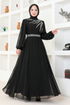 Pierreux Robe de soirée LPN6025 Noir - Thumbnail