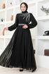 Pierreux Robe de soirée LPN6025 Noir - Thumbnail