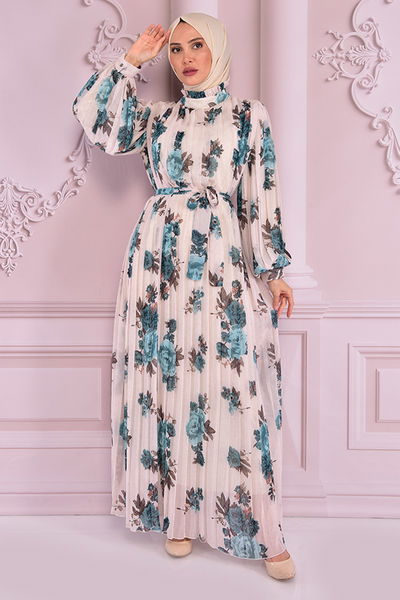NEV - Piliseli Chiffon Kleid Grün NEV14618