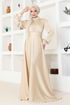 Piliseli Dress END5508 Beige - Thumbnail