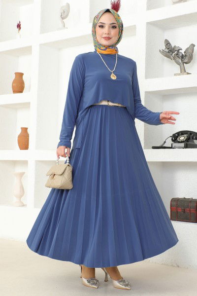 M.E.Y. - Piliseli Etekli Sandy Takım 2008MEY846-MS İndigo