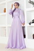 Piliseli Kleid END5508 Lila - Thumbnail
