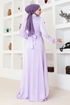 Piliseli Kleid END5508 Lila - Thumbnail