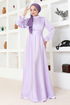 Pilisséli Robe FIN5508 Lilas - Thumbnail