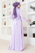 Pilisséli Robe FIN5508 Lilas - Thumbnail