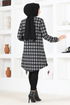 Plaid Tunic MSL1132 Grey - Thumbnail