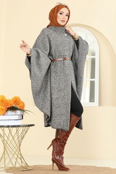 A.N.T. - Poncho 1453ANT466-MS Anthracite