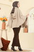 Poncho 5035ERK1158-MS Beige - Thumbnail