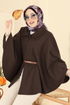 Poncho 5035ERK1158-MS Brown - Thumbnail