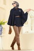 Poncho 5035ERK1158-MS Navy Blue - Thumbnail