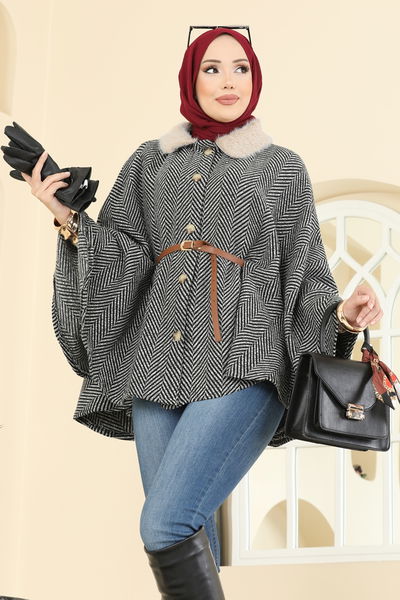 N.F.C. - Poncho 5333NFC1010-MS Gray - 409078