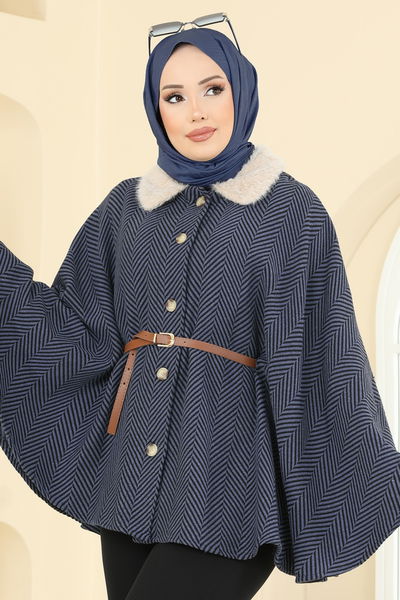 N.F.C. - Poncho 5333NFC1010-MS Indigo - 409167