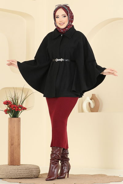 T.E.G. - Poncho 6070TEG847-MS Black - 413505