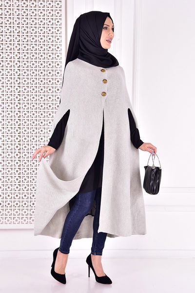 PAN - Poncho Creme PAN1152