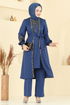 Pul Payet Detay Takım ASM2805-MS İndigo - Thumbnail