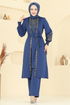 Pul Payet Detay Takım ASM2805-MS İndigo - Thumbnail
