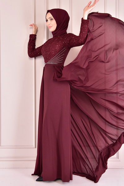ASM - Pullu Abiye Bordo ASM2262