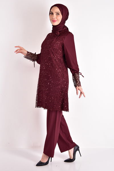 ASM - Pullu Kombin Bordo ASM2547 - 324815