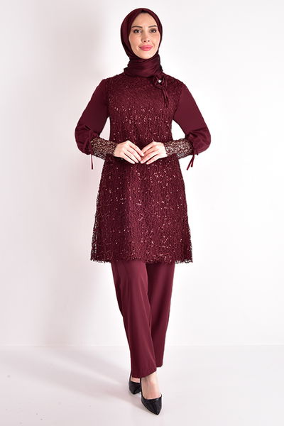 ASM - Pullu Kombin Bordo ASM2547 - 324817